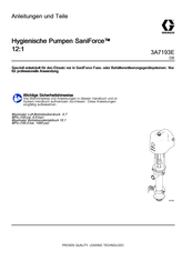 Graco SaniForce 25N008C31 Anleitung Und Teileliste