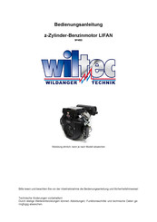 WilTec LIFAN 2V78F-3 Bedienungsanleitung