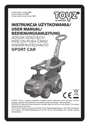Caretero Toyz SPORT CAR Bedienungsanleitung