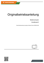 Amazone AmaSpread 2 Originalbetriebsanleitung