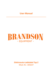 Brandson Equipment 305647 Bedienungsanleitung