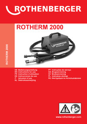 Rothenberger ROTHERM 2000 USA Bedienungsanleitung