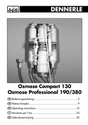 Dennerle Osmose Professional 130 Bedienungsanleitung