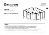 Floraworld SUNROOM Aufbauanleitung