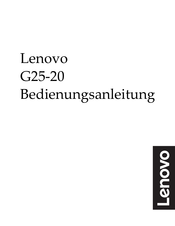 Lenovo 66D6-G C2-WW Serie Bedienungsanleitung