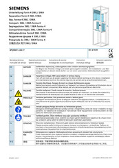 Siemens 8PQ9801-2AA17 Betriebsanleitung