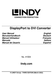 Lindy 41004 Benutzerhandbuch
