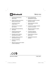 EINHELL TE-CL 12 Li Originalbetriebsanleitung
