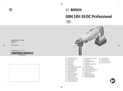 Bosch GBH 18V-28 DC Professional Originalbetriebsanleitung