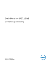 Dell P2723QEf Bedienungsanleitung