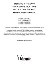 Bimar HR303A Bedienungsanleitung