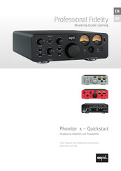 SPL Phonitor x Schnellstartanleitung