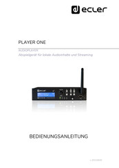 Ecler PLAYER ONE Bedienungsanleitung
