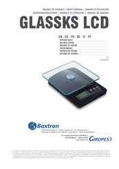 Baxtran GLASSKS LCD Bedienungsanleitung
