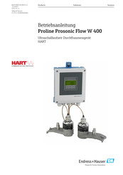 Endress+Hauser Proline Prosonic Flow W 400 Betriebsanleitung
