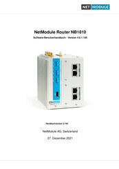 NetModule NB1810 Software Benutzerhandbuch