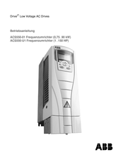 ABB Blumenbecker ACS550-01 Betriebsanleitung