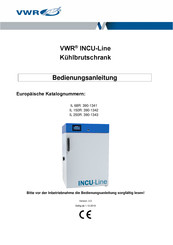 VWR INCU-Line Bedienungsanleitung