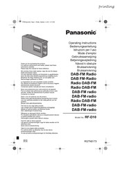 Panasonic RF-D10 Bedienungsanleitung