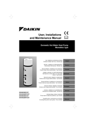 Daikin EKHHE260CV37 Benutzer- Und Installationsanleitung