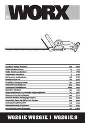 Worx WG261E.9 Originalbetriebsanleitung