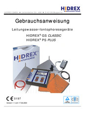 Hidrex GS CLASSIC Gebrauchsanweisung