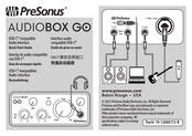 PRESONUS AudioBox GO Kurzanleitung