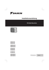 Daikin RXF20A5V1B Installationsanleitung