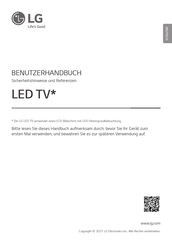 LG 75NANO96 Serie Benutzerhandbuch