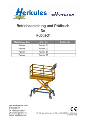 HERKULES Painter 02 Betriebsanleitung Und Prüfbuch