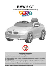 Toys Store BMW 6 GT Bedienungsanleitung Mit Montageanleitung