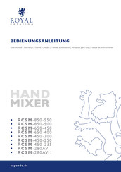 Royal Catering RCSM-450-300 Bedienungsanleitung