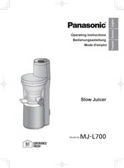 Panasonic MJ-L700 Bedienungsanleitung
