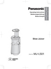 Panasonic MJ-L501 Bedienungsanleitung