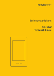 Reiner SCT timeCard Terminal 3 mini Bedienungsanleitung