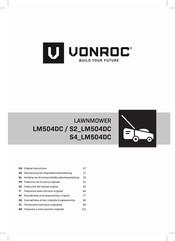 VONROC S4 LM504DC Originalbetriebsanleitung