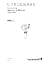 Endress+Hauser Micropilot M FMR244 Betriebsanleitung