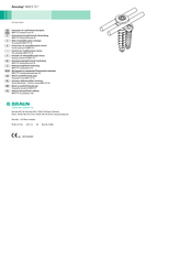 B. Braun Aesculap Spine MACS TL XL Gebrauchsanweisung/Technische Beschreibung