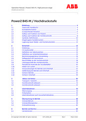 ABB Power2 845-M Betriebshandbuch