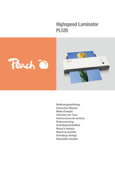 Peach PL120 Bedienungsanleitung
