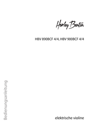 thomann Harley Benton HBV 900BCF 4/4 Bedienungsanleitung