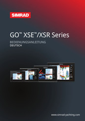 Simrad GO XSR-Serie Bedienungsanleitung