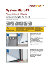 Insetto System Micro13 H-L-NE Montageanleitung