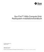 Sun Fire V60x Installationshandbuch