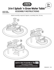 Little Tikes 3-in-1 Splash 'n Grow Water Table Zusammenbauanleitung