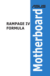 Asus Rampage IV Formula Bedienungsanleitung