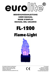 EuroLite FL-1200 Flame-Light Bedienungsanleitung