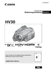 Canon HV30 Bedienungsanleitung