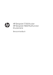 HP DesignJet T830 Benutzerhandbuch