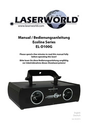 Laserworld EL-D100G Bedienungsanleitung